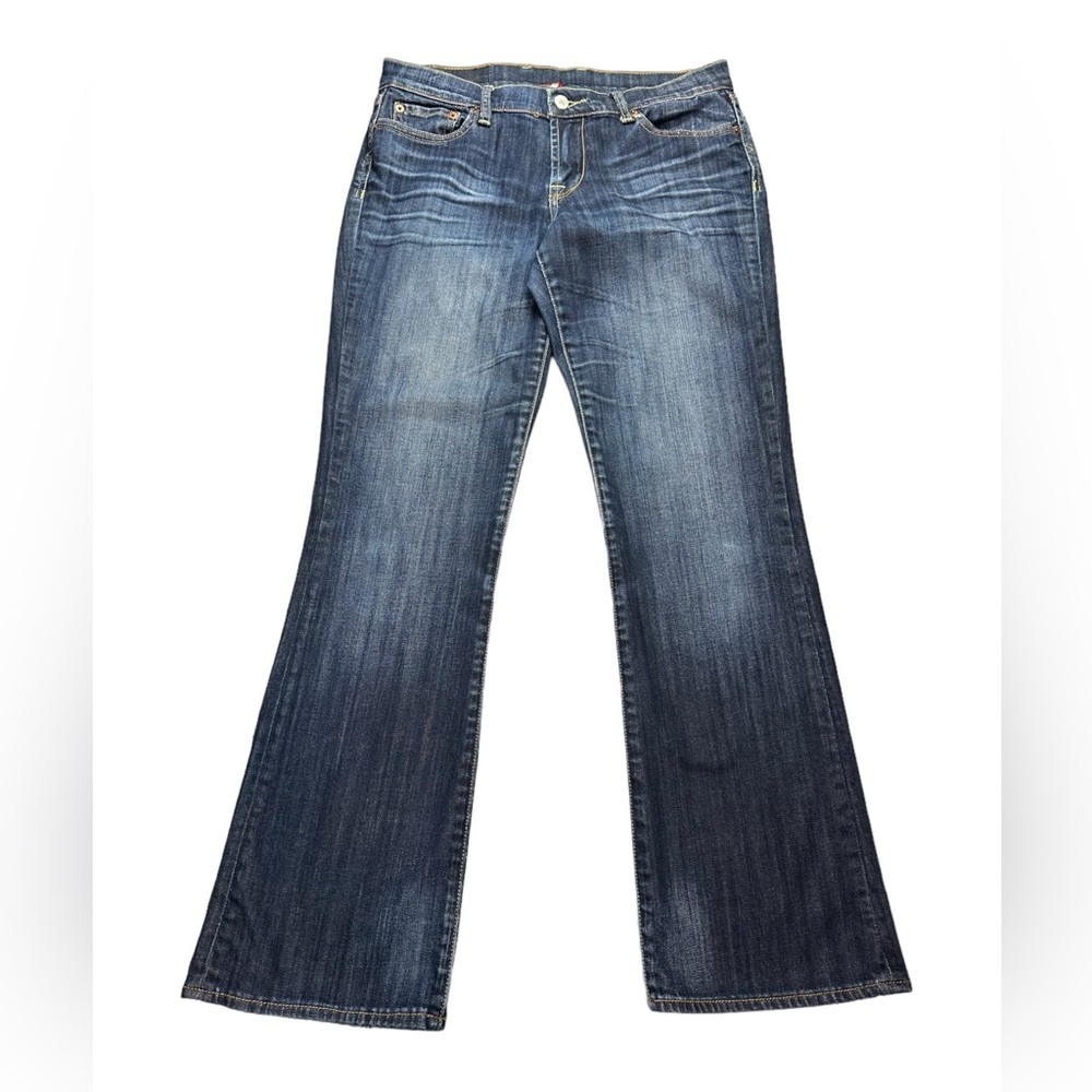 LuckyBrand Women’s Flare Jeans Size 29 Low To Mid Rise 99% Cotton & 1% Spandex